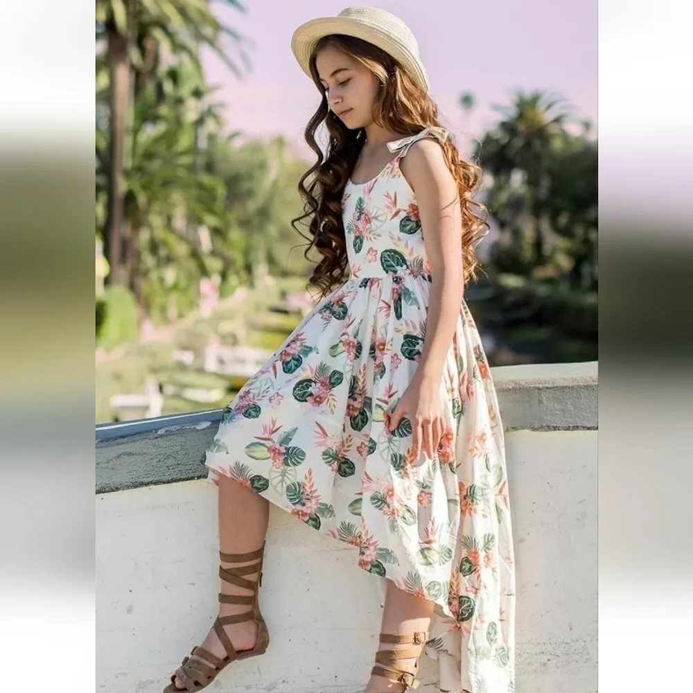 NWT Joyfolie Mia Joy Quinn Dress Palm Springs Floral 2T